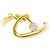 Autre Marque 18K Gelbgold-Ring mit Diamant Golden