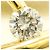 Autre Marque 18K Gelbgold-Ring mit Diamant Golden - Ansicht 2
