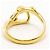 Autre Marque 18K Gelbgold-Ring mit Diamant Golden - Ansicht 4