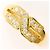 Autre Marque 18K Gelbgold-Ring mit Diamant Golden - Ansicht 2