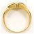 Autre Marque 18K Gelbgold-Ring mit Diamant Golden - Ansicht 3