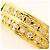 Autre Marque 18K Gelbgold-Ring mit Diamant Golden - Ansicht 2