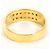 Autre Marque 18K Gelbgold-Ring mit Diamant Golden - Ansicht 4