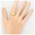 Autre Marque 18K Gelbgold-Ring mit Diamant Golden - Ansicht 7