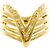 Autre Marque 18K Gelbgold-Ring mit Diamant Golden