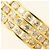 Autre Marque 18K Gelbgold-Ring mit Diamant Golden - Ansicht 2