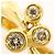 Autre Marque 18K Gelbgold-Ring mit braunem Diamanten Golden - Ansicht 2