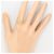 Autre Marque 18K Gelbgold-Ring mit braunem Diamanten Golden - Ansicht 7