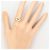 Autre Marque 18K Gelbgold-Ring mit Diamant Golden - Ansicht 7