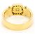 Autre Marque 18K Gelbgold-Ring mit Diamant Golden - Ansicht 4