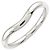 Tiffany & Co. geschwungener Ring aus Platin