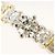 Autre Marque PT900 Platin- und 18K Gelbgold-Ring mit Diamant Golden - Ansicht 2