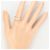 Autre Marque PT900 Platin- und 18K Gelbgold-Ring mit Diamant Golden - Ansicht 7