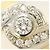 Autre Marque PT900 Platin 18K Gelbgold Diamantring Golden - Ansicht 2