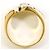 Autre Marque PT900 Platin 18K Gelbgold Diamantring Golden - Ansicht 3