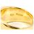 Autre Marque PT900 Platin 18K Gelbgold Diamantring Golden - Ansicht 5