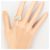 Autre Marque PT900 Platin 18K Gelbgold Diamantring Golden - Ansicht 6