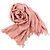 Hermès Stola in cashmere Hermes New Libris Rose Poudre Rosa - vista 5
