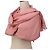 Hermès Stola in cashmere Hermes New Libris Rose Poudre Rosa - vista 7