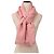 Hermès Stola in cashmere Hermes New Libris Rose Poudre Rosa - vista 8