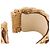 Hermès Bracciale rigido Hermes Collier de Chien Medor Picnic Beige D'oro - vista 7