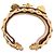 Hermès Bracciale rigido Hermes Collier de Chien Medor Picnic Beige D'oro - vista 8