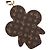 Charm per borsa Louis Vuitton Vivienne M02208 Marrone Cioccolato - vista 3