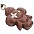 Charm per borsa Louis Vuitton Vivienne M02208 Marrone Cioccolato - vista 6