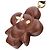 Charm per borsa Louis Vuitton Vivienne M02208 Marrone Cioccolato - vista 7
