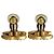 Chanel 01A Coco Mark Gold Clip-Ohrringe Golden - Ansicht 5