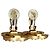 Chanel 01A Coco Mark Gold Clip-Ohrringe Golden - Ansicht 6