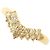 Autre Marque 18K Gelbgold-Ring mit braunem Diamanten Golden