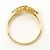 Autre Marque 18K Gelbgold-Ring mit braunem Diamanten Golden - Ansicht 2