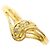Autre Marque 18K Gelbgold-Ring mit Diamant Golden