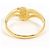 Autre Marque 18K Gelbgold-Ring mit Diamant Golden - Ansicht 3