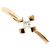 Autre Marque 18K Roségold Diamantring Golden