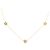 Autre Marque Collana in oro giallo 18K con diamante D'oro