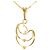 Autre Marque Collana in oro giallo 18K con diamante D'oro
