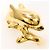 Autre Marque 18K Gelbgold-Ring mit Diamant Golden - Ansicht 2