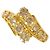 Autre Marque 18K Gelbgold-Ring mit braunem Diamanten Golden