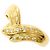 Autre Marque 18K Gelbgold-Ring mit Diamant Golden