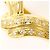 Autre Marque 18K Gelbgold-Ring mit Diamant Golden - Ansicht 2