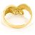 Autre Marque 18K Gelbgold-Ring mit Diamant Golden - Ansicht 4