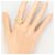 Autre Marque 18K Gelbgold-Ring mit Diamant Golden - Ansicht 6