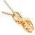 Autre Marque Collana in oro rosa 18K con diamante D'oro - vista 2