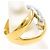 Autre Marque Platin- und Gelbgold-Ring mit Diamant Golden - Ansicht 3