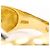 Autre Marque Platin- und Gelbgold-Ring mit Diamant Golden - Ansicht 5