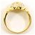 Autre Marque 18K Gelbgold-Ring mit Diamant Golden - Ansicht 3