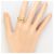 Autre Marque 18K Gelbgold-Ring mit Diamant Golden - Ansicht 6