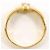 Autre Marque Platin- und Gelbgold-Ring mit Diamant Golden - Ansicht 3
